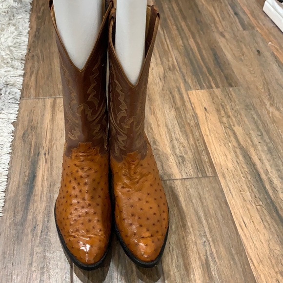 Panhandle Slim Full Quill Ostrich Boots